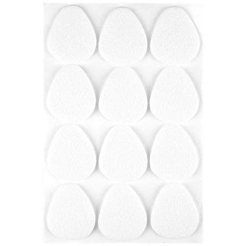 Cuscinetti In Feltro Bianco A Forma Di Pesca (12 Pz) - Cuscinetti Antivesciche Per Tacchi Alti - Foto 1
