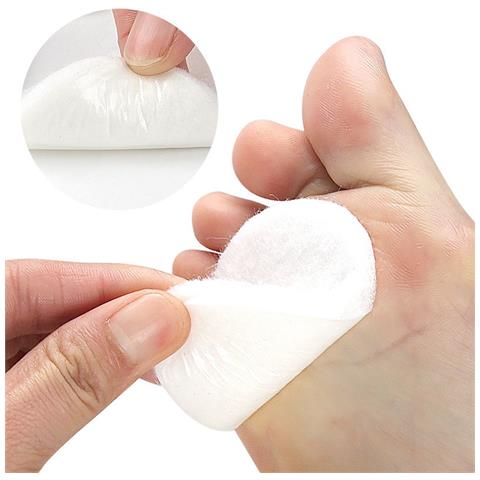 Cuscinetti In Feltro Bianco A Forma Di Pesca (12 Pz) - Cuscinetti Antivesciche Per Tacchi Alti - Foto 4