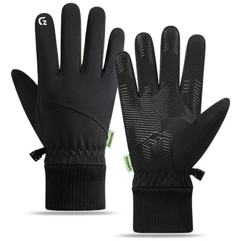 Guanti Sportivi Invernali Autunnali - Touchscreen, Antivento, Antiscivolo, Termici, Foderati In Pile  L - Foto 1