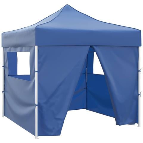Tenda Party Blu 291 x 291 x 315 cm Tessuto Oxford - Foto 1