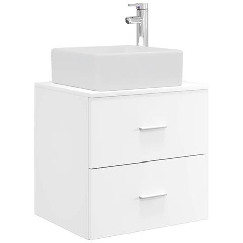 Mobile Lavabo da Parete Bianco 53 x 34,5 x 63 cm - Foto 1