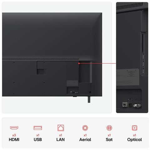 50UA75006LA 127 cm (50") 4K Ultra HD Smart TV Wi-Fi Nero - Foto 4