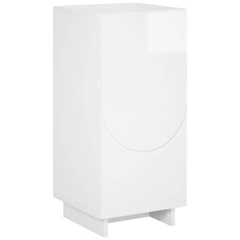 Credenza Bianco Lucido 33,5 x 34,5 x 75 cm Legno ingegnerizzato - Foto 1