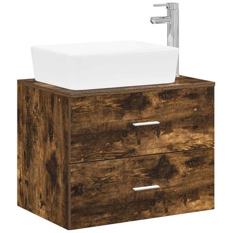 Set di mobili per il bagno Rovere Fumo Legno ingegnerizzato - Foto 1