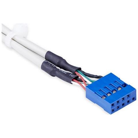 Adattatore piastra slot USB A femmina 4 porte - Foto 2