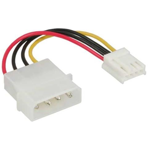 strom adapter, 13,34cm (5,25") buchse zu 8,89cm (3,5") stecker, 6cm - Foto 1