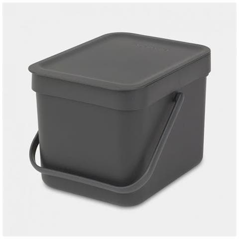 Pattumiera Incasso Sort 6lt Grigio - Foto 3