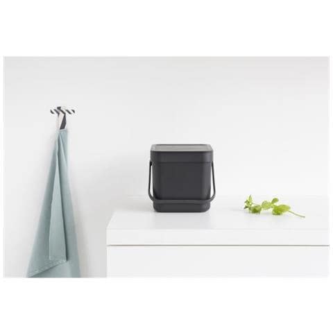 Pattumiera Incasso Sort 6lt Grigio - Foto 1