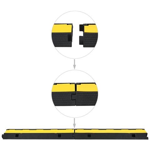Dossi Passacavi 2 Pz 1 Canale In Gomma 100 Cm - Foto 4