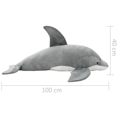 Giocattolo di Peluche Delfino Grigio - Foto 2