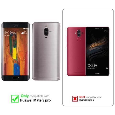 Custodia Compatibile Con Huawei Mate 9 Pro In Blu Scuro Nero - Coperchio Protettiva Con Chiusura Magnetica, Funzione Stand E Tasca Per Le Carte - Foto 11