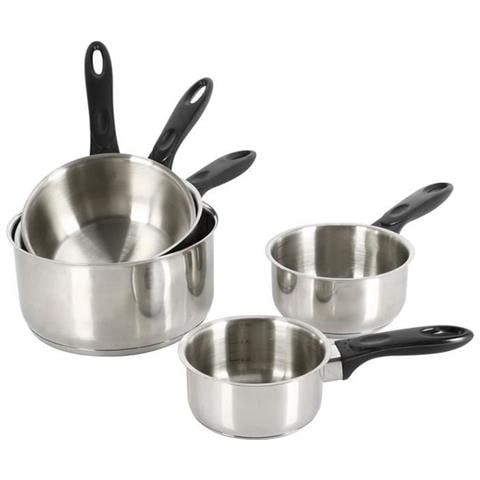 Olympus 501534 X 5 Pentole Ha Induzione Da 12 A 20 Cm, In Acciaio Inox - Foto 5