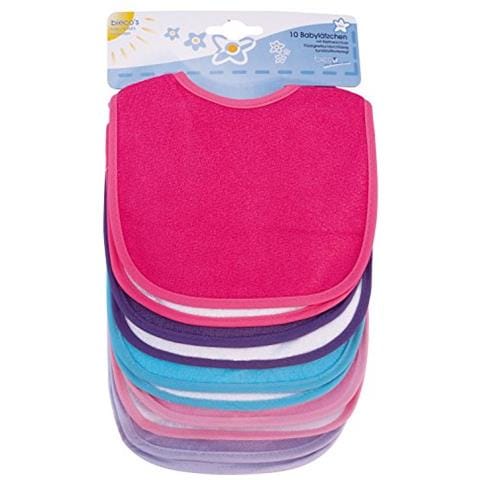 Bambino E Bambino Piccolo Pettorale 10 Con Velcro In Grandi Colori Per Le Ragazze E Ragazzi, Velcro E Doppia Faccia Con Il Cotone Esterna, Lavabile E Impermeabile, 38.000.289 - Foto 3