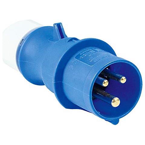 Come Schwabe, 60470, Spina Cee Con Morsetti A Vite, 230 V, 16 A, Blu - Foto 1