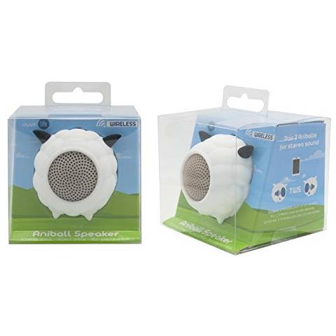 Muvit Vita Aniball - Mini Altoparlante Senza Fili, 3 W, Colori Bianco - Foto 2