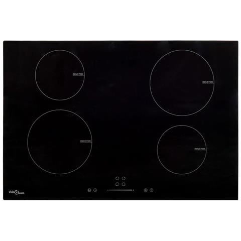 Piano Cottura Induzione 4 Zone Controlli Touch Vetro 77cm 7000W - Foto 1