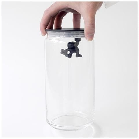 Barattolo Ermetico Little Man Holding On Tight 1.4 L Colore Nero - Foto 4
