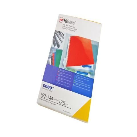 Copertine per rilegatura HiGloss 250 gsm bianche (100) , Bianco - Foto 2