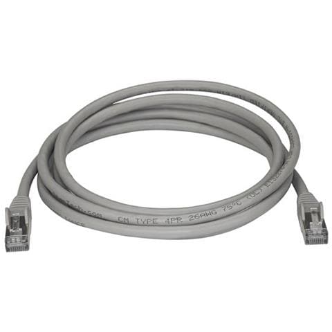 Cavo di Rete Ethernet Cat6a - Cavo Schermato STP da 2m - Cavo RJ45 Antigroviglio - Grigio - Foto 2