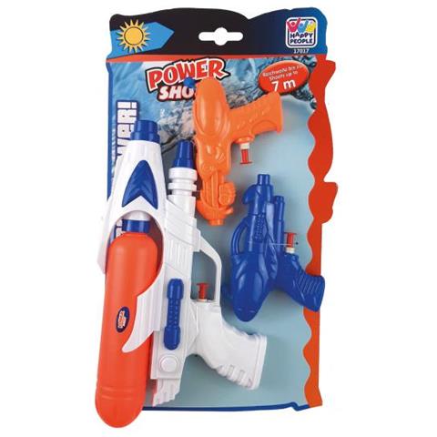Set Pistola Ad Acqua Junior Bianco / arancione / blu 3 Pezzi - Foto 2