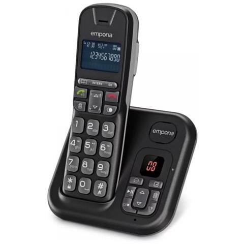 Th21ab Telefono Cordless Segreteria Telefonica Ampio Display Illuminato Numeri Grandi Vivavo - Foto 1