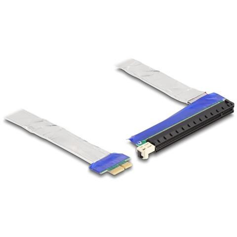 Scheda Riser PCI Express x1 maschio per slot x16 con cavo da 20 cm - Foto 1