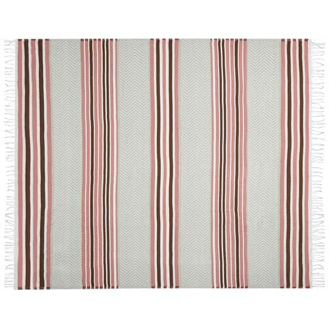 Coperta Magar Tessuto 130 X 170 Cm Beige - Foto 2