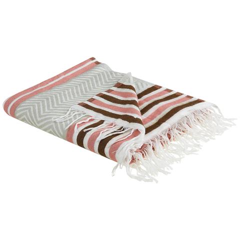 Coperta Magar Tessuto 130 X 170 Cm Beige - Foto 9