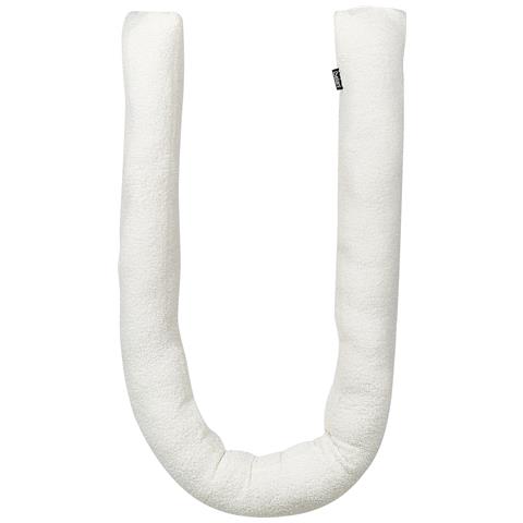 Cuscino Decorativo Gladiolus Finta Pelliccia 172 X 14 Cm Tinta Unita Bianco Sporco - Foto 6