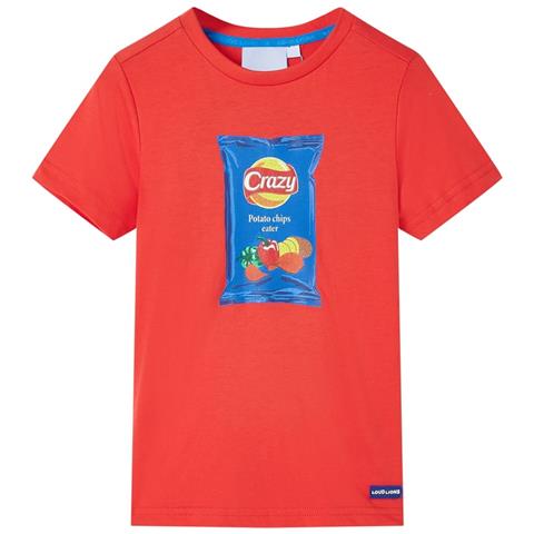 Maglietta Da Bambino A Maniche Corte Rossa 92 - Foto 1