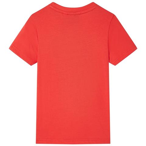 Maglietta Da Bambino A Maniche Corte Rossa 92 - Foto 2