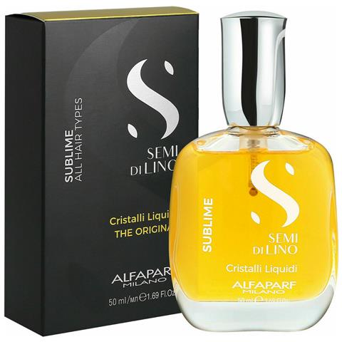 Semi Di Lino Sublime Cristalli Liquidi 50ml - Siero Illuminante Per Tutti I Tipi Di Capelli - Foto 1