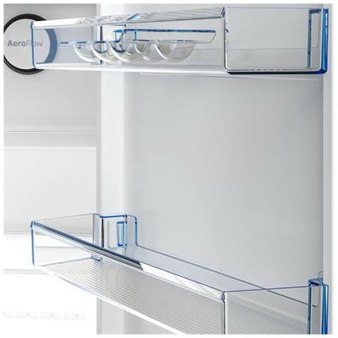 Frigorifero Combinato B3RCNA364HXB1 Total No Frost AeroFlow Classe E Capacità Netta 316 Litri Colore Metal Look - Foto 5