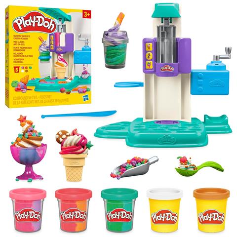 Pasta Modellabile Hasbro G00285l0 Play Doh Gelateria Arcobaleno - Foto 2
