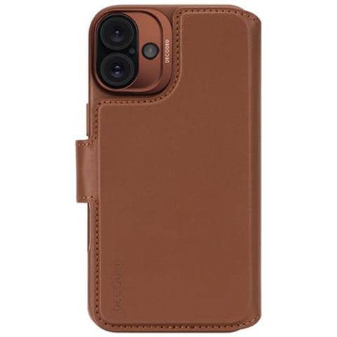 Custodia Per Iphone 16 Folio Magsafe Con Portacarte E Cover Amovibile, Terre De Sienne - Foto 5