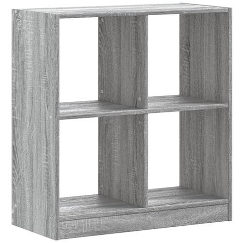 Libreria Grigio Sonoma 68,5x32x75 Cm In Legno Multistrato - Foto 2