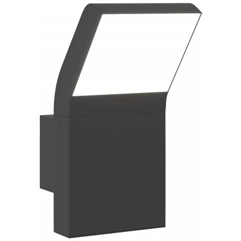 Applique Per Esterni Con Led Nera In Alluminio Pressofuso - Foto 2