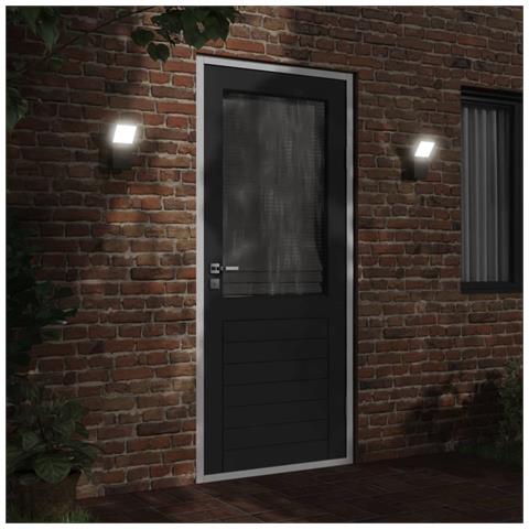 Applique Per Esterni Con Led Nera In Alluminio Pressofuso - Foto 3