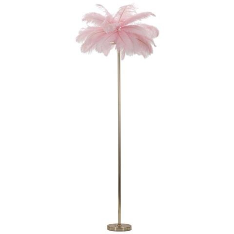 Lampada Da Terra Palm Rosa Cm Ø55x160 - Foto 1