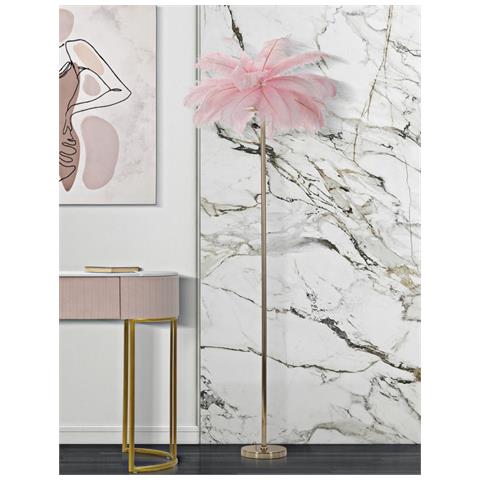 Lampada Da Terra Palm Rosa Cm Ø55x160 - Foto 5