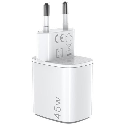 UPTC2USBC45WWH Caricabatterie per dispositivi mobili Universale Bianco AC Ricarica rapida Interno - Foto 3