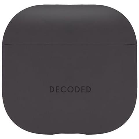 Airpods 4 Custodia In Silicone Antiurto Con Indicatore Led, Nero - Foto 1