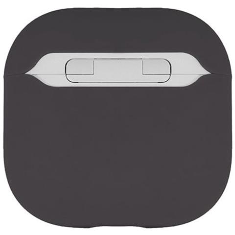 Airpods 4 Custodia In Silicone Antiurto Con Indicatore Led, Nero - Foto 2