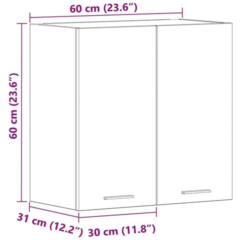 Pensile da Cucina “Lyon” Rovere Artigianale 60x31x60 cm - Foto 10