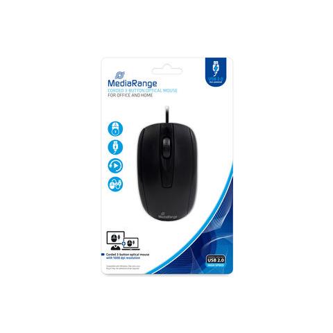 MROS211 mouse Ufficio Ambidestro USB tipo A Ottico 1000 DPI - Foto 1