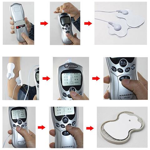 Ems Elettrostimolatore Muscolare Ot-208 Portatile. 2 Canali. Dimensioni Compatte, Batteria Ricaricabile. - Foto 3