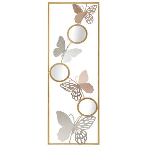 Decorazione In Metallo 3d Farfalla 7 - Multicolore - Metallo - 31x2x90 Cm - Foto 1