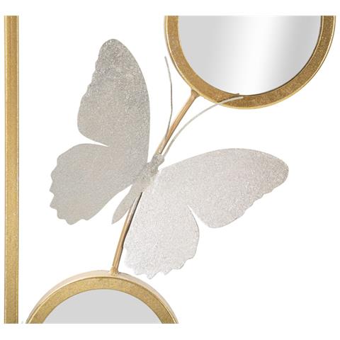 Decorazione In Metallo 3d Farfalla 7 - Multicolore - Metallo - 31x2x90 Cm - Foto 2