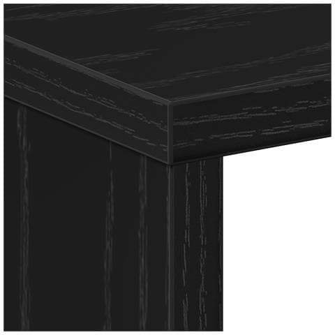 Comodino 2 pezzi Rovere Nero 50x30x51,5 cm Legno ingegnerizzato - Foto 9