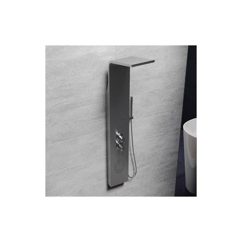 Colonna Doccia Pannello Idromassaggio Effetto Cascata Yh8121 Russia Cromato - Foto 2